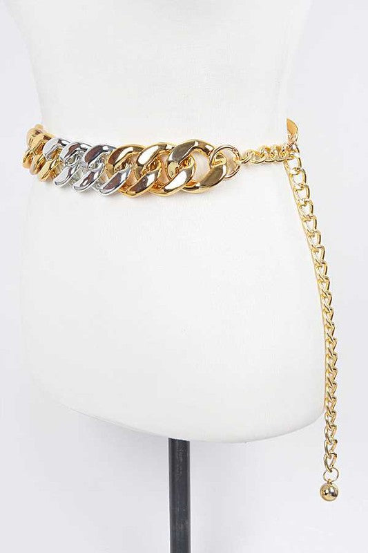 Iconic Chunky Chain Belt: Bold Style, Perfect Fit