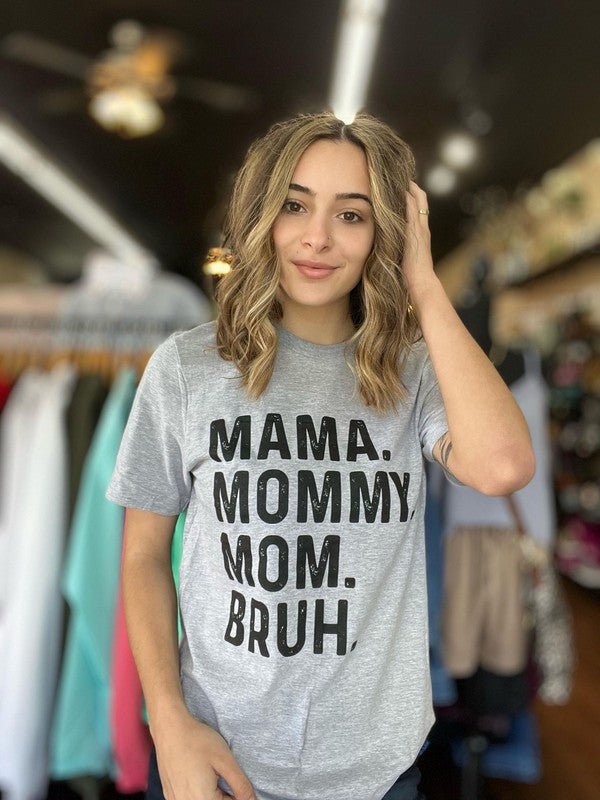 Show your inner mama bruh with this fun and fashionable tee! Featuring a design that lets you proclaim your mama status loud and proud, Mama. Bruh. will have you fully embracing your bruh-dom in no time. Get it today!