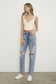 Slim Boyfriend Jeans: Effortlessly Cool with a Touch of Edge