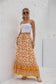 Womens Print Maxi Skirt