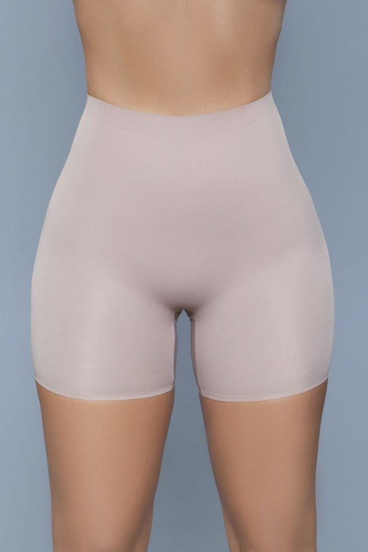 shapewear shorts, high-waisted shapewear, seamless shapewear, nude shapewear, sculpting shorts, anti-slip shapewear, comfortable shapewear.