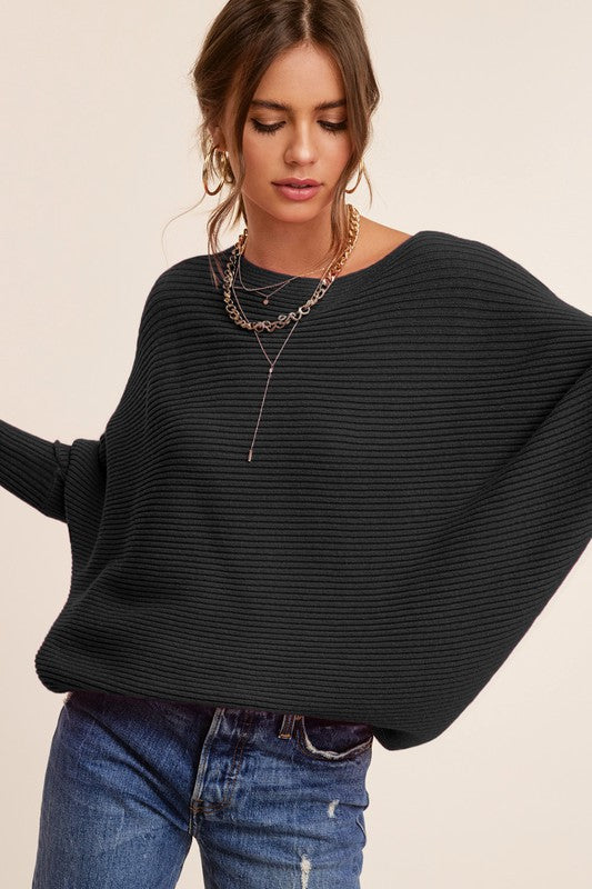 Cozy Chic Ribbed Sweater – Effortlessly Stylish & Versatile!