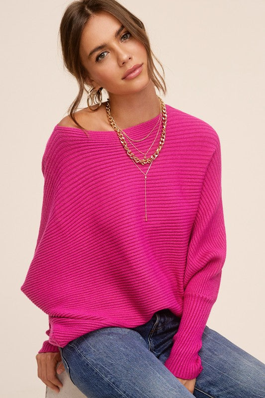 Cozy Chic Ribbed Sweater – Effortlessly Stylish & Versatile!