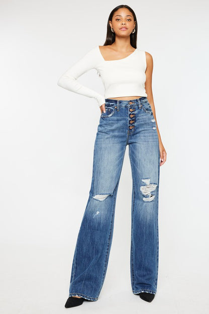 Ultra High Rise 90's Flare Jeans – A Vintage Revival