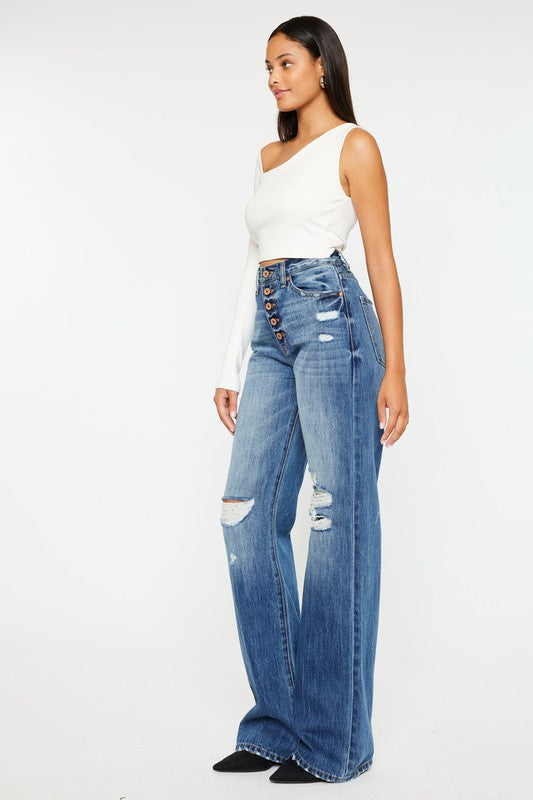 Ultra High Rise 90's Flare Jeans – A Vintage Revival