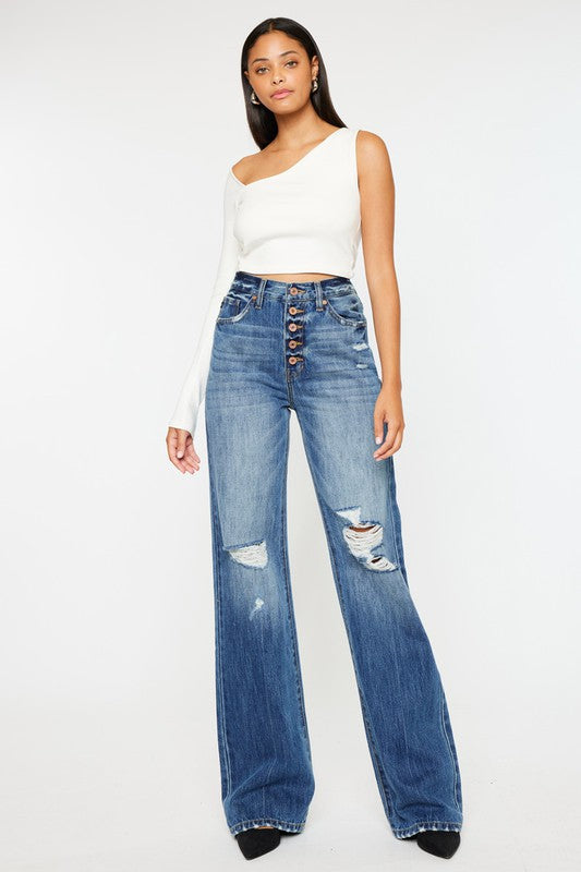 Ultra High Rise 90's Flare Jeans – A Vintage Revival