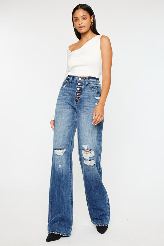 Ultra High Rise 90's Flare Jeans – A Vintage Revival