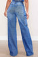 High-Rise Wide Leg Cargo Jeans – Chic, Functional, and Trendy