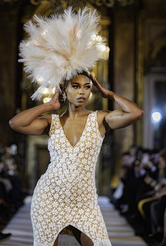 Tassel Frenzy Lace Bodycon Dress – Debuted at Paris Fashion Week, Chic and Stunning!