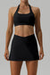 Halter Neck Tank & Slit Skirt Active Set – Sleek, Stylish, and Sporty