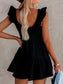 Flirty & Fierce: Full-Size Ruffled Scoop Neck Romper