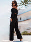 Chic & Sassy: Off Shoulder Long Sleeve Top & Pants Set – Perfect for Every Fashionista!